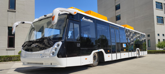 Xinfa Full Electric Airport Passenger Bus ระยะฐานล้อ 7200 มม