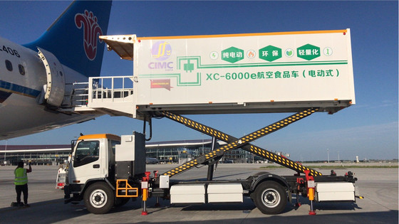 XC-6000E Heavy Duty Aircraft Catering Truck สำหรับบริการอาหารในสนามบิน